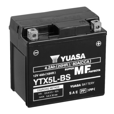 Batterie für AJP PR3 240 Enduro Pro 2015 YUASA YTX5L-BS AGM geschlossen
