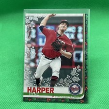 2019 Topps Holiday Mettalic Snowflakes HW63 Ryne Harper RC 