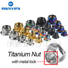 <!--F#f_0-->Wanyifa Ti Nut M6 M8 M10 M12 Flange Metal Lock Nuts for Bike Motorcycle Car<!--F/-->