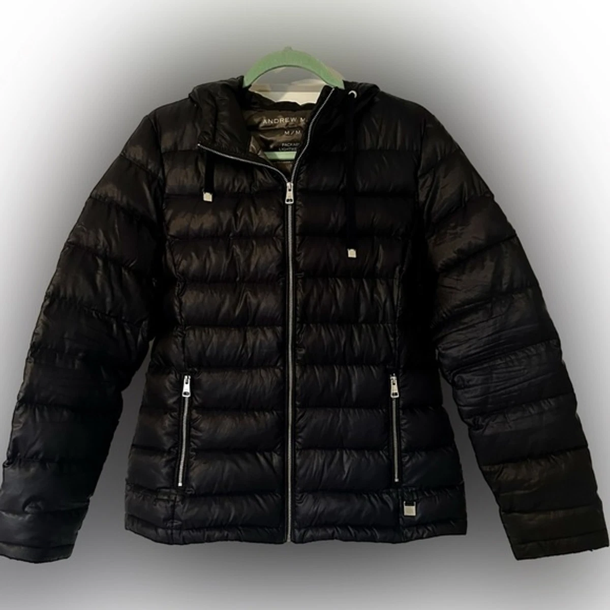 Andrew marc packable top premium down jacket