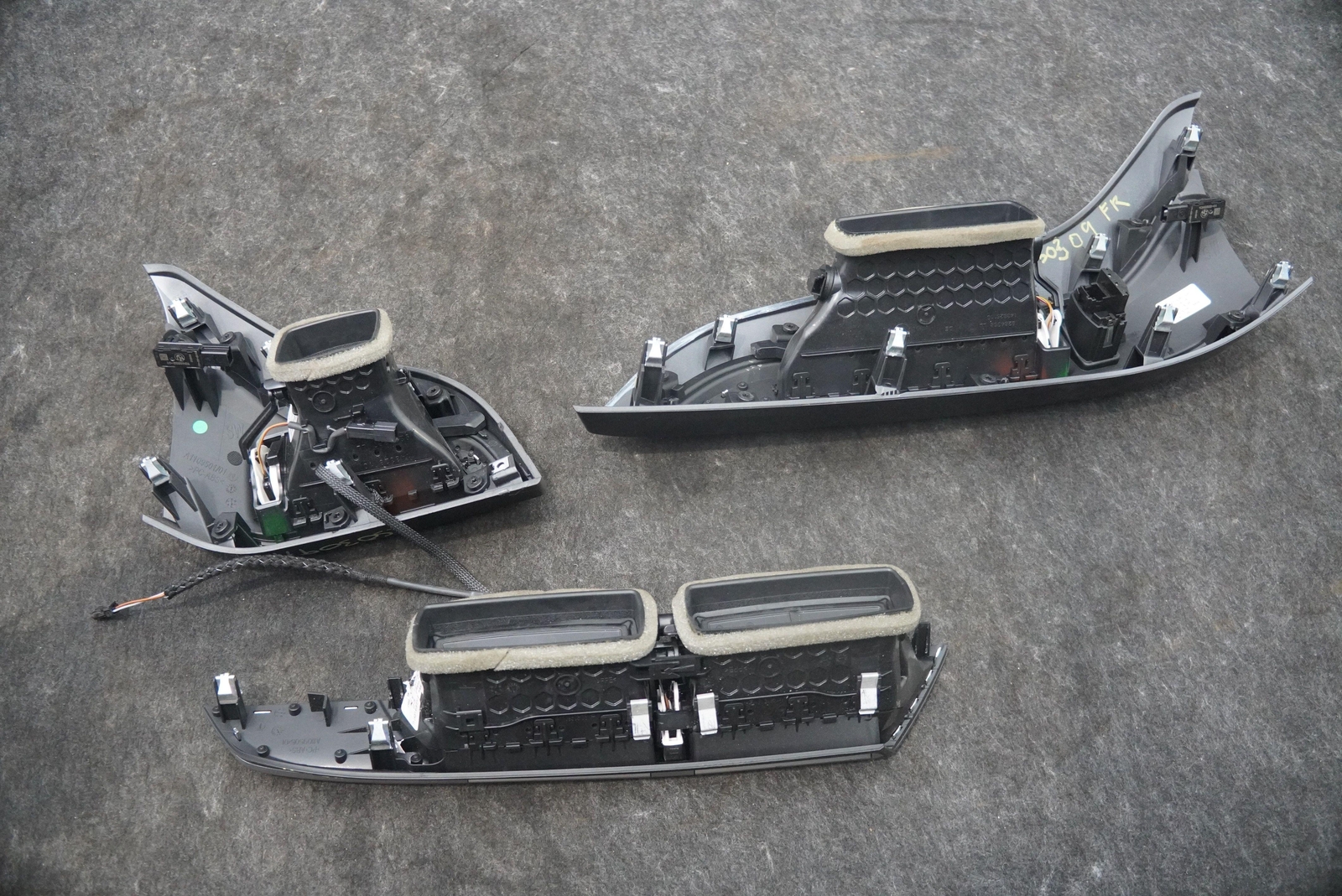Set 3 Dash Panel Air Vent Outlet Grille Trim 64229319978 OEM BMW i8 2014-19