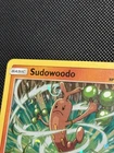 HD SWIRL - Pokemon Sun & Moon PROMO - Sudowoodo - SM207 - COSMOS HOLO - NM