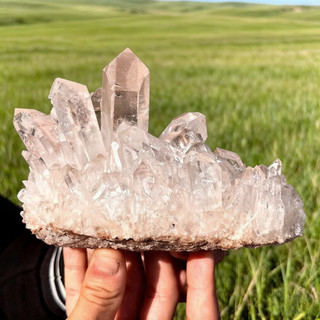2.12LB Natural crystal cluster quartz crystal mineral specimen reiki healing