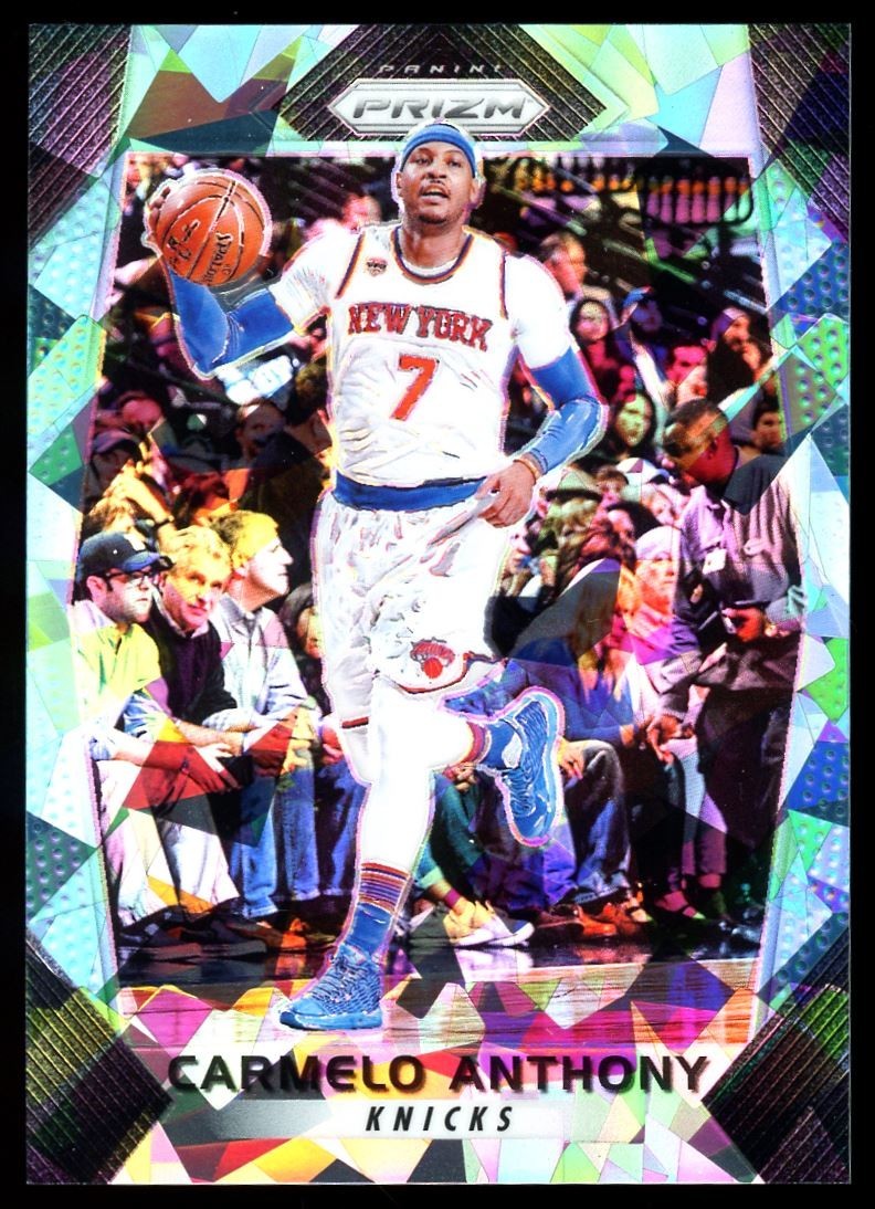 2017-18 Panini Prizm Blue Ice #279 Carmelo Anthony /99
