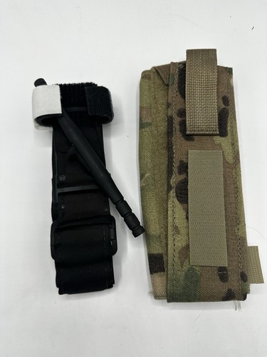 (1) ARMY ISSUE OCP MULTICAM IFAK II CAT TOURNIQUET MOLLE POUCH HOLDER W/ TQ