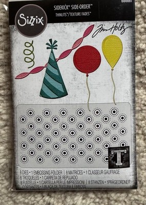 TIM HOLTZ - Sizzix - Sidekick Side-Order - 666861 - 5 Dies, 1 Folder - OVP