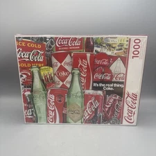 Springbok Coca Cola Then and Now 1000 Piece Jigsaw Puzzle 24x30 Sealed New