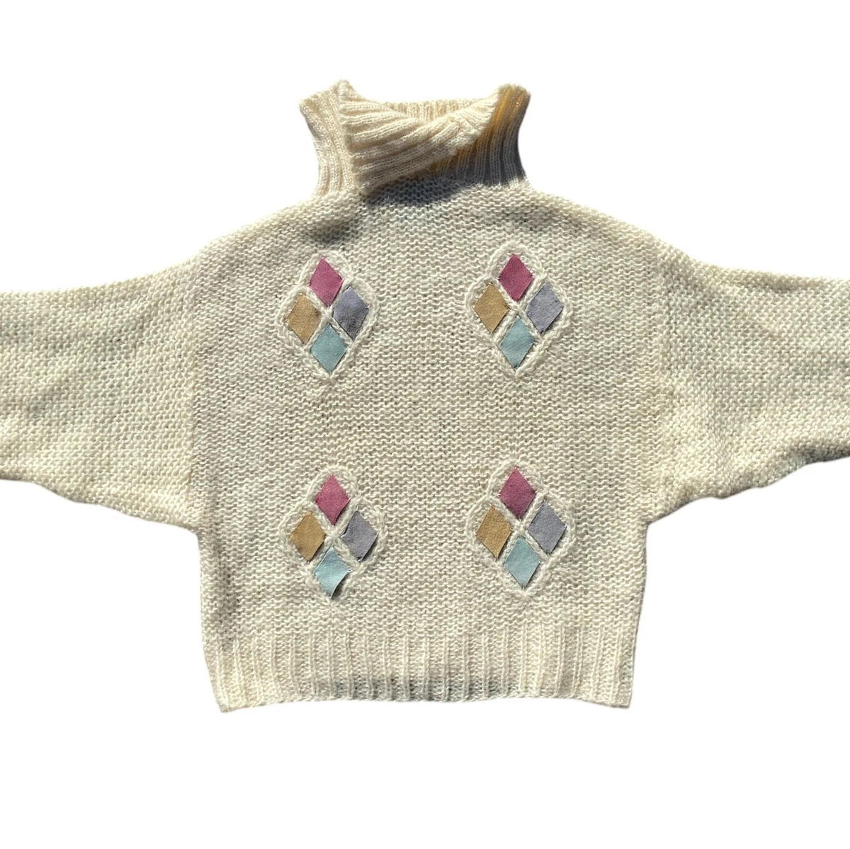 Pull Col V Femme Talia Benson - Rose Taille Unique En Laine Et Mohair - Neuf Avec étiquettes