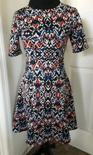 Karen Kane Dress Women's Size XS Multicolor Geometric Print Colorful