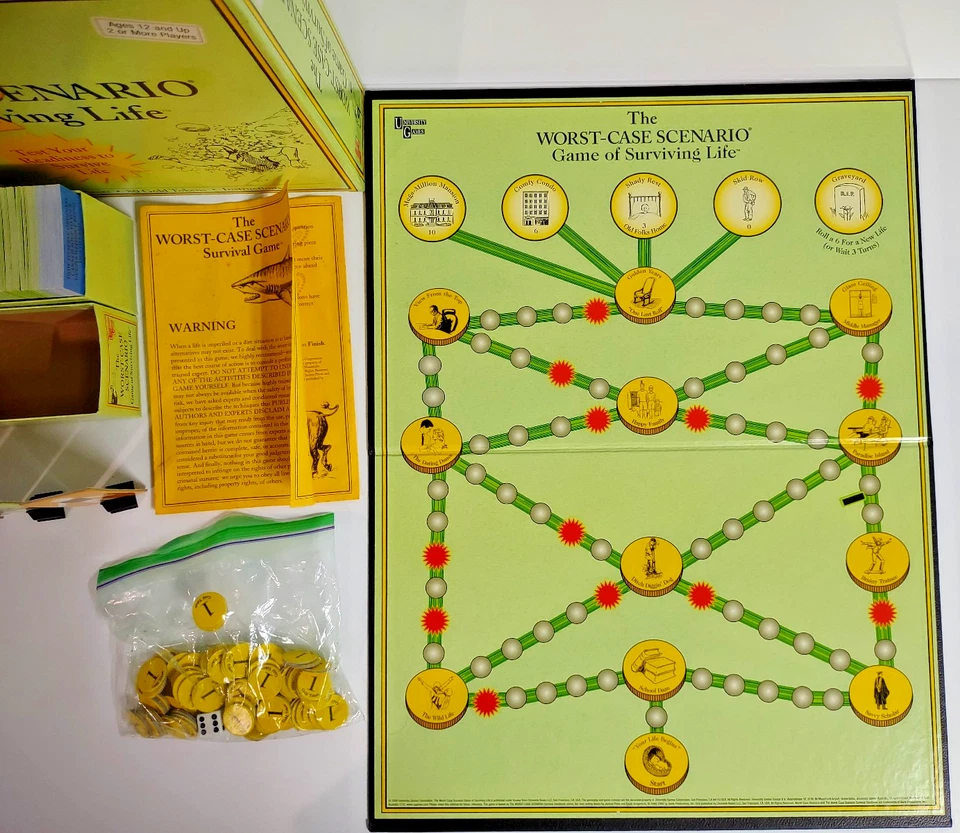 Peor Estuche Escenario Juego de Sobrevivir Vida CARTAS EXTRA COMPLETAS Foto 2 de 4