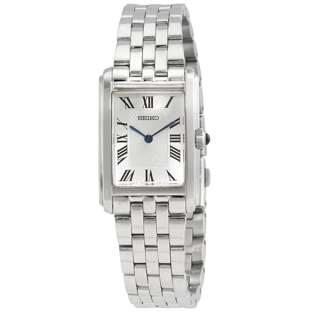 RARE Seiko Delíca Silver Rectangular Automatic Women’s Watch Vintage Seiko 2E20 Tank Watch Silver and Gold Rectangle Gift  main image 4