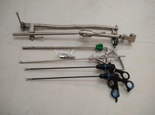 ADDLER LAPAROSCOPIC NATHANSON LIVER RETRACTOR BULLDOG CLAMP 6 CLIP GRASPER 5PCS