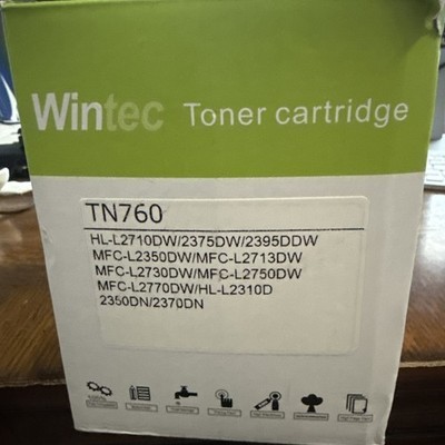 Wintec TN-760 TN760 Genuine High Yield Toner Cartridge.