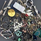 Mixed Vintage Antique Costume And Sterling Jewellery Lot