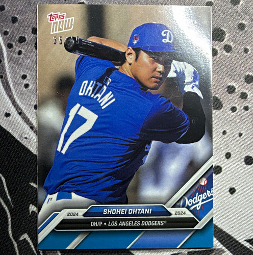 2024 Topps Now Road to Opening Day Shohei Ohtani Los Angeles Dodgers OD271 34/49