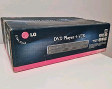 LG V9800B DVD VHS Videorecorder Kombigerät elegantem Schwarz neu unbenutzt 