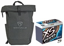 XS Power D545 800 Amp AGM Power Cell Car Audio Battery Hardware Backpack