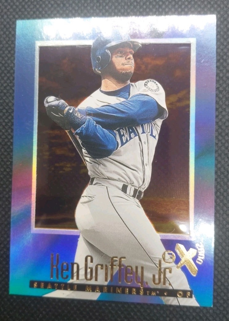 1997 Skybox EX 2000 KEN GRIFFEY JR HOLO ACETATE 40 BLUE E-X EX2000
