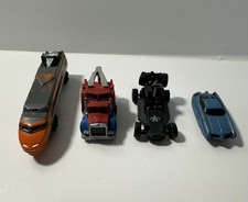Mixed Lot Of Micro Machines Train, Truck, 2 Cars