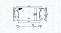 Magneti Marelli 350213152200 KüHler, MotorküHlung FüR Renault