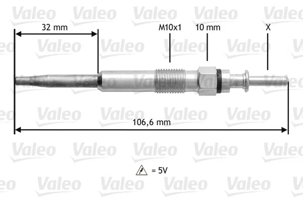 4x GLOW PLUG 345134 FOR ALPINA BMW 6/E0/E1/X/SAC/E71/E72/Convertible/E4/E3/E5 - Image 2 of 4