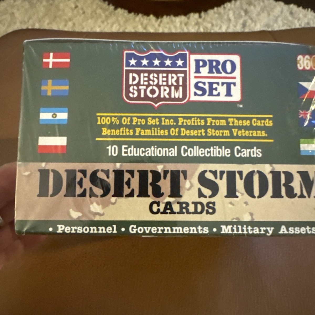 desert storm booster box Amazon.com: Pro Set Desert Storm Trading Cards Box : Toys & Games main image 0