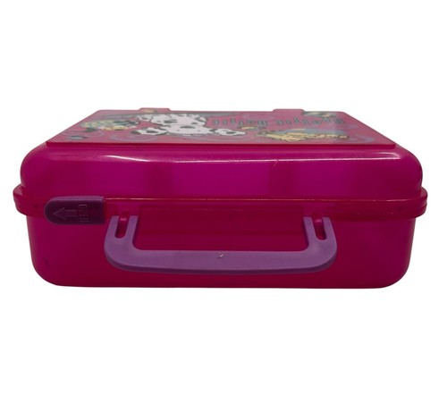 Sanrio Spottie Dottie Locking Plastic Pencil Box Pink Dalmatian Vintage 1996 - Picture 3 of 6