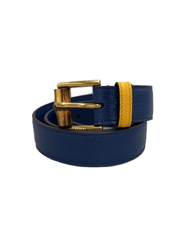 GUCCI Belt/Leather/NVY/Plain/Men's/699954