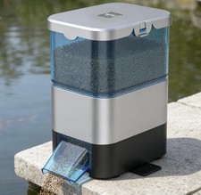 Pawfly Automatic Fish Feeder for Pond, Auto Dispenser Koi Fish Feeder 2.8L
