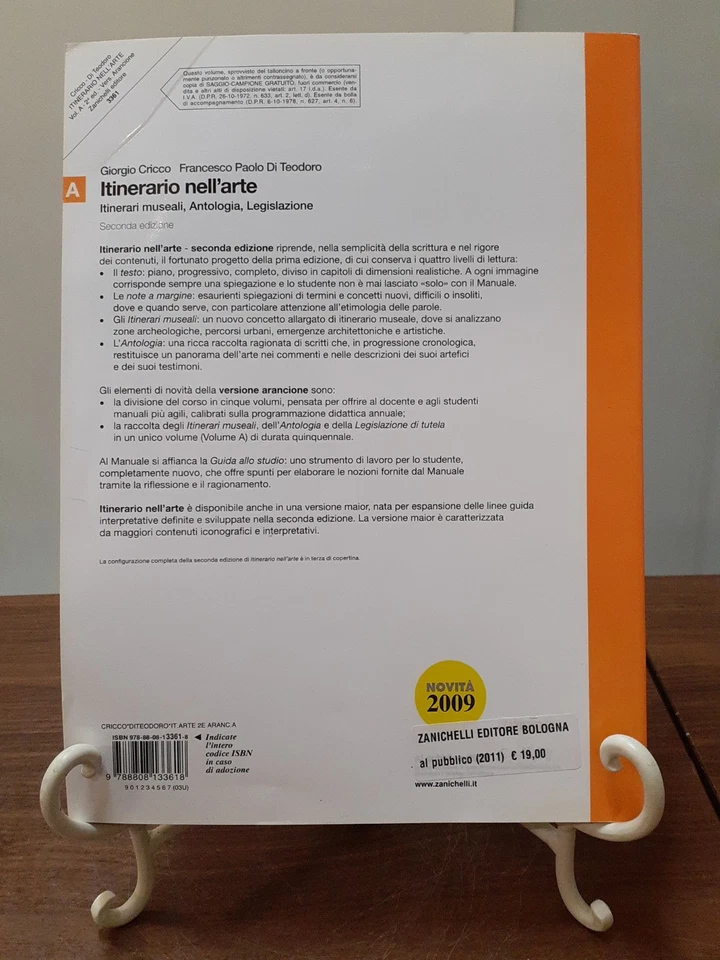 ITINERARIO NELL'ARTE ARANCIONE A- ITINERARI MUSEALI [ ZANICHELLI 9788808133618 ] - Immagine 4 di 4