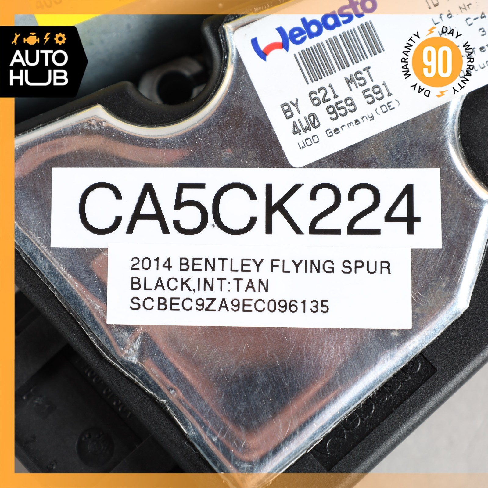 06-18 Bentley Continental Flying Spur Sunroof Sun Roof Motor Left Side OEM 40k