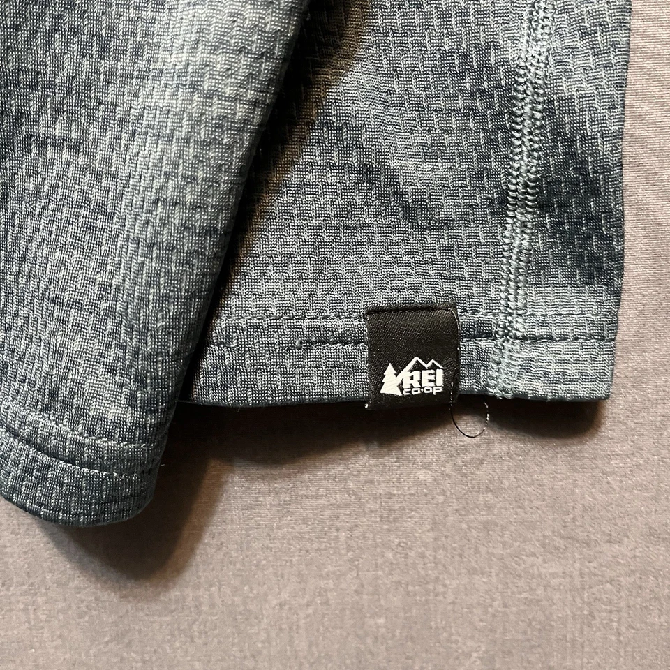 Camisa cooperativa REI para hombre L verde manga larga aire libre senderismo viaje poliéster Foto 3 de 4