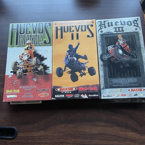 The Huevos Box Set VHS H-Bomb Films 1998-2000 Bomb Squad Wes Grandes I II III - Picture 1 of 7