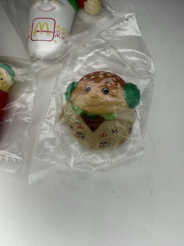 (3) Calamite frigo natalizie vintage Enesco McDonald's Big Mac patatine fritte bevanda - Foto 3 di 7