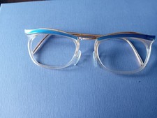 BNIP Vintage 1960's Cats-Eye Pearly blue  Spectacle Frames  