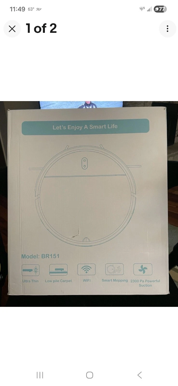 Robot Vacuum and Mop Combo (NEW / OB )