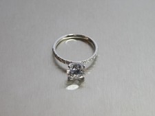 Solitär Ring - 18K Weißgold - 2,01ct CVD Diamant E/VVS1 - IGI Zertifikat - Neu