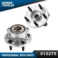 513275 Pair Front/Rear Wheel Bearing Hub for 2011-2014 Ford Edge 2.0L 3.5L 3.7L