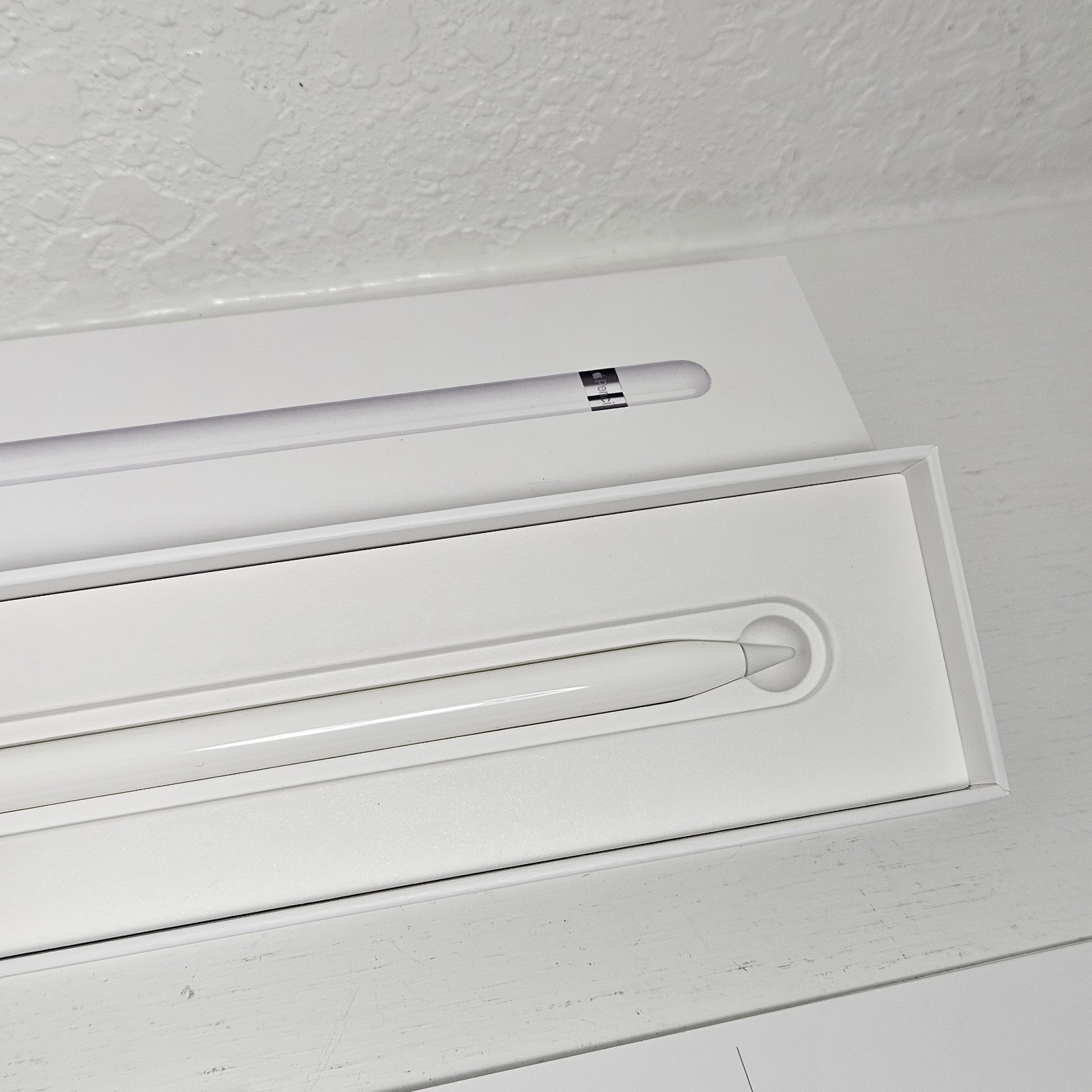 как выглядит Apple Pencil Model A1603 White Tested Working Stylus Drawing Art Work Signing фото