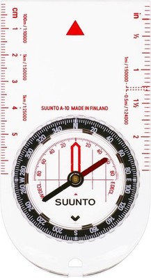 SUUNTO A-10 Compass: Compact, simple to use recreational One Size, White 