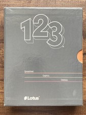 LOTUS 123 1-2-3 Release 2 Reference Manual Quick Guides Disc's 1985 - Software