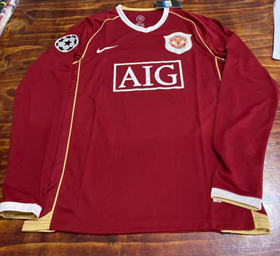 Ronaldo #7 UEFA MANCHESTER UNITED 2006/2007 Jersey | eBay
