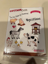New Scrapping Cottage Cutz Metal Cutting Dies Stamps Farm Animals