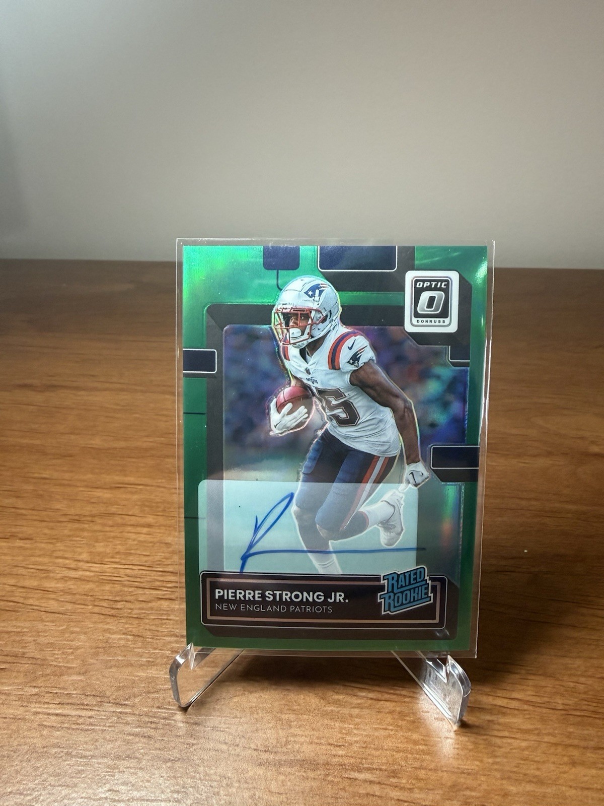 Pierre Strong Panini Donruss Optic #241 Autograph Green