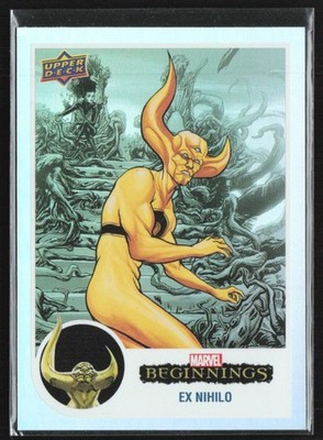 Ex Nihilo 2022 Upper Deck Marvel Beginnings Rainbow Foil #166