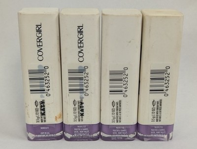 LOT OF 4 COVERGIRL KATY KAT MATTE  LIPSTICK KP08 COSMO KITTY 0.12oz SEE DESCRIPT
