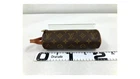 LOUIS VUITTON M47630 Trousse Round Pouch Monogram (Near Mint)