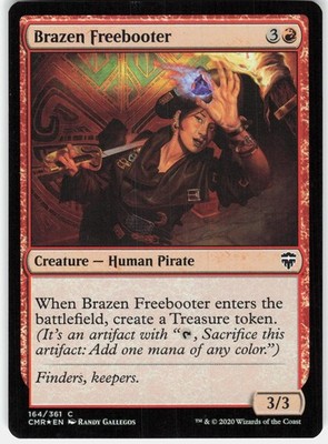 Brazen Freebooter Common Commander Legends Magic: The Gathering Foil LP