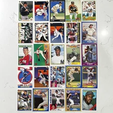 Lot of 25 Baseball Cards 1980s–90s Mixed Brands MVP All-Stars Yankees Pirates