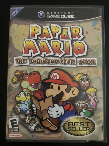 Paper Mario The Thousand Year Door Nintendo Gamecube Player’s Choice CIB